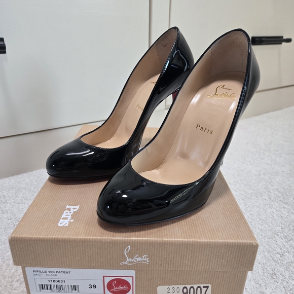 Christian Louboutin Black Patent Heels main image 0